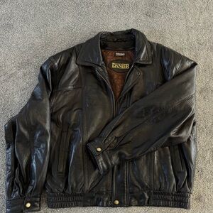 Danier Black Leather Jacket